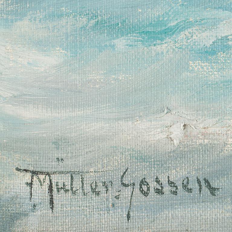 Franz Müller-Gossen, oil on canvas signed.