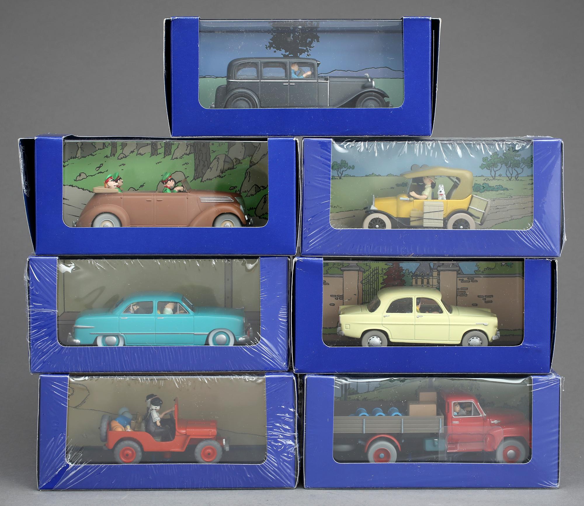 LEKSAKSBILAR, 25 st. Tintin.
