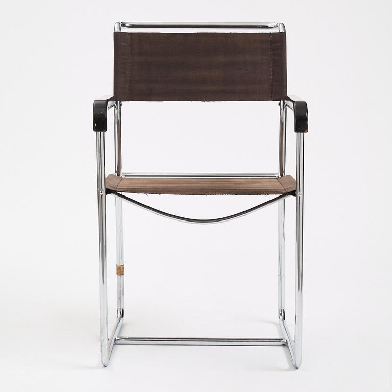 Marcel Breuer, an armchair, model "B11", Thonet, ca 1929-30.