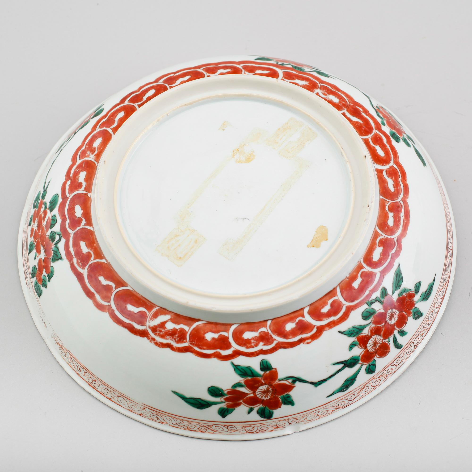 FAT, porslin. Qing dynastin, Kangxi (1662-1722).