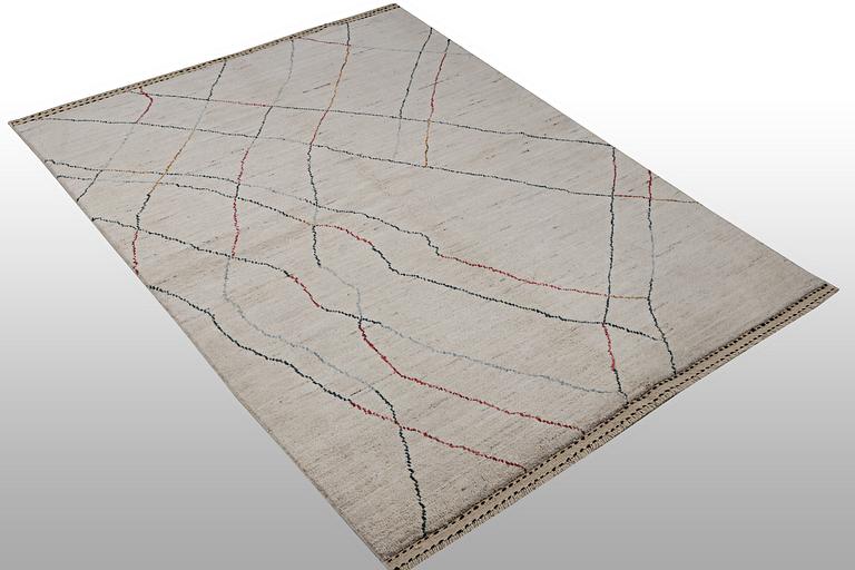 A rug, Morocco, ca 243 x 168 cm.