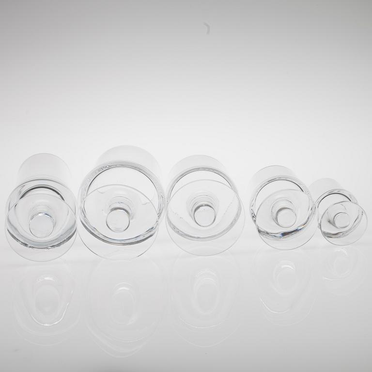 GLASSERVIS, 50 delar, "Marski" Tapio Wirkkala.