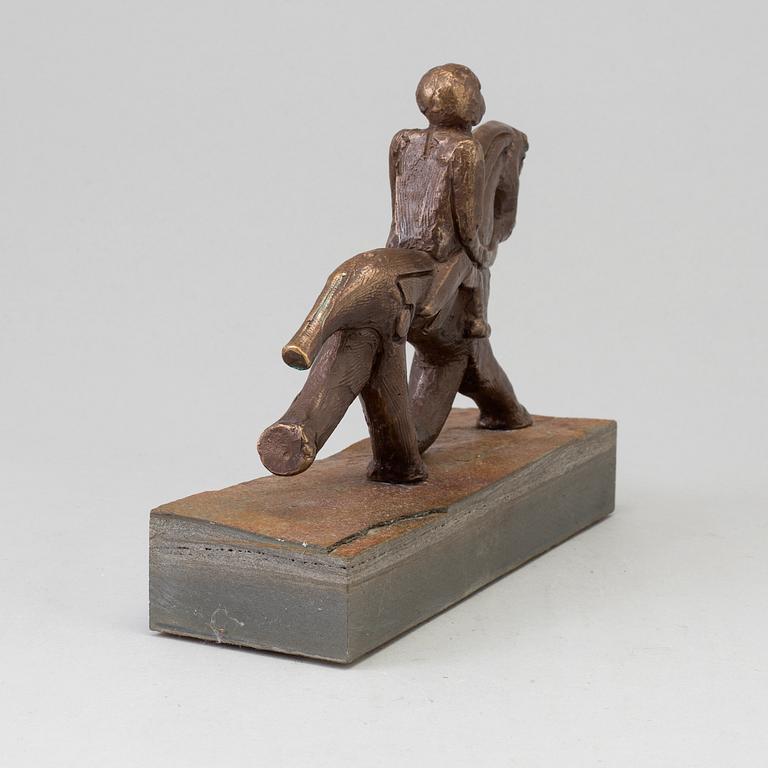 BIRGITTA STENBERG, sculpture, bronze.