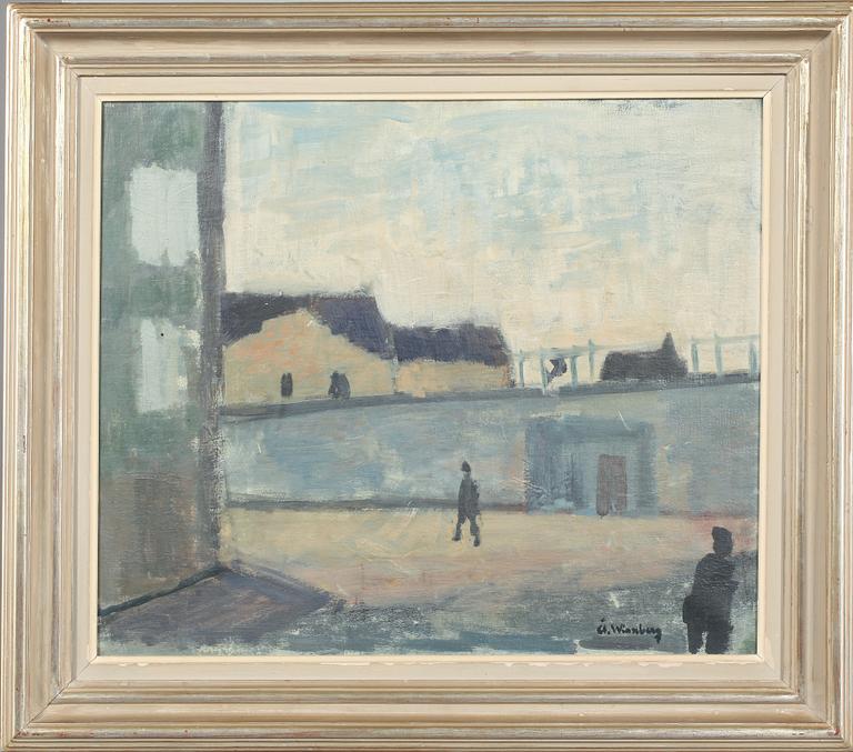 ÅKE WINNBERG, olja på duk, signerad.