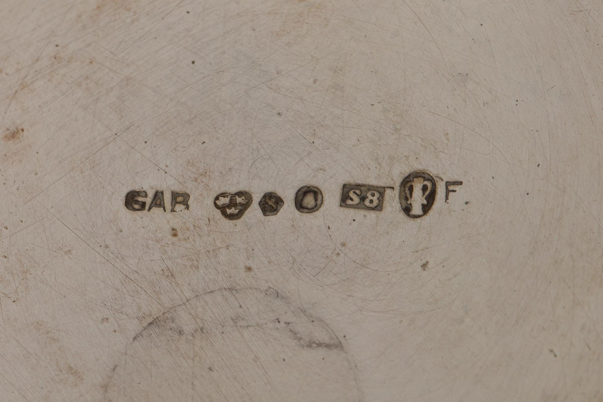 BÄGARE, 3 st, silver, 1900-tal, vikt ca 750g.