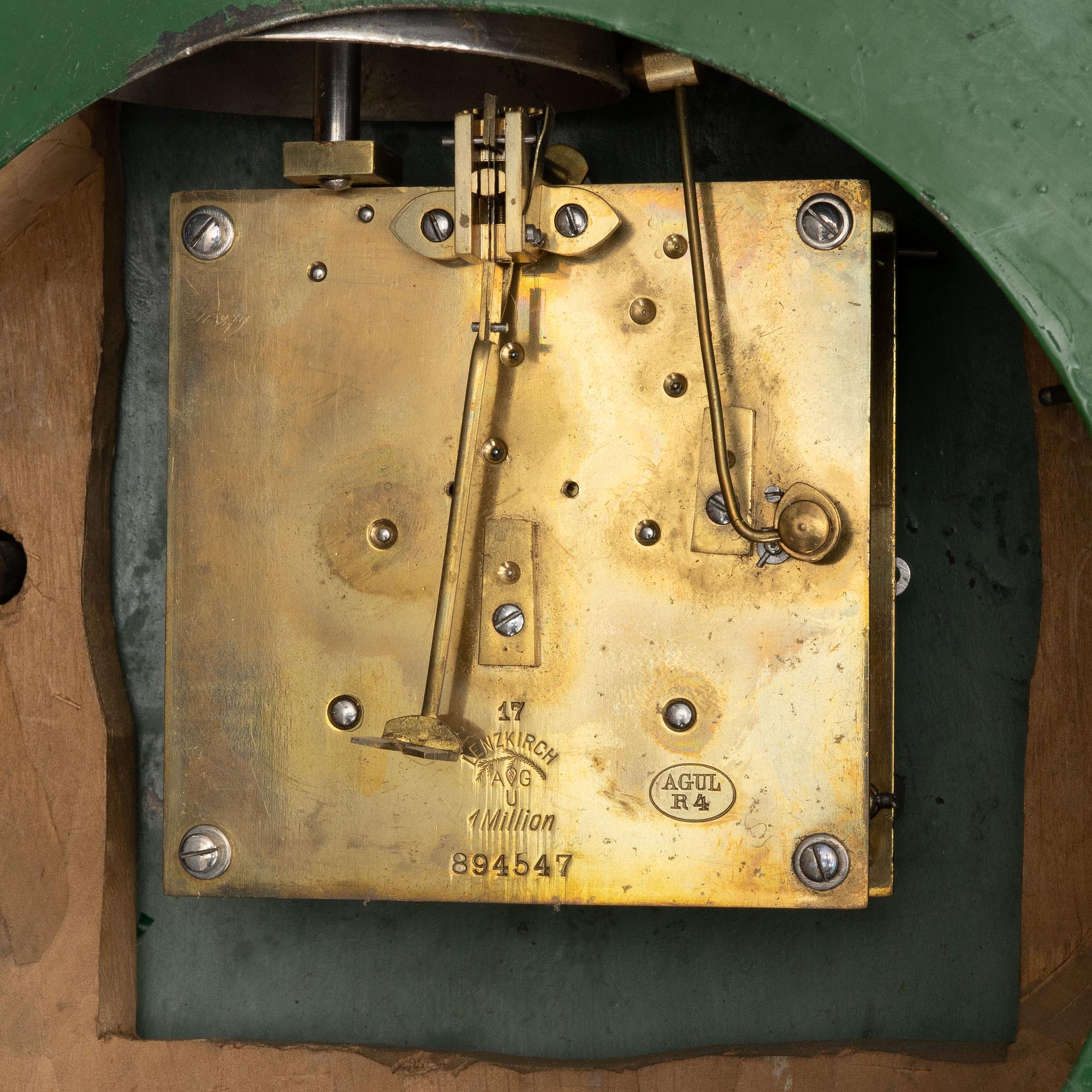A Gustavian style wall clock by Robert Engström, first half of the 20th century.