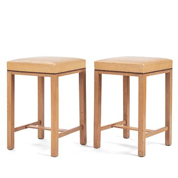 298. Otto Schulz, a pair of stools, Boet, Gothenburg 1930s.