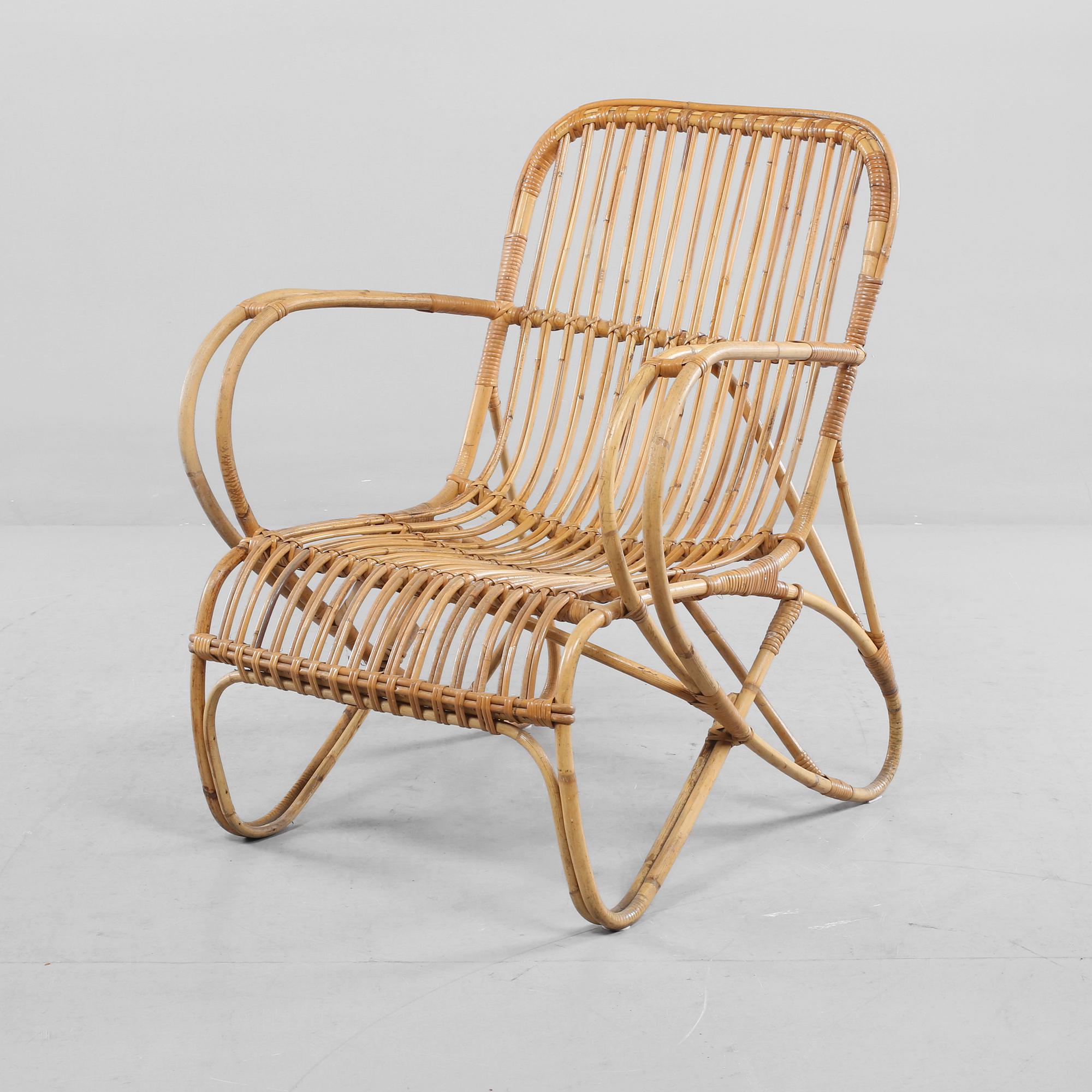 KORGFÅTÖLJ, Skandinavien, 1900-talets tredje kvartal.