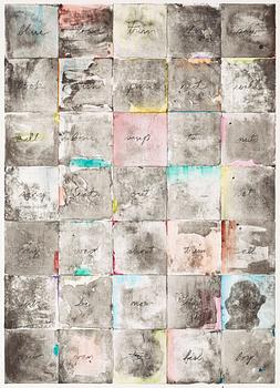 150. Jim Dine, "Wall chart II".