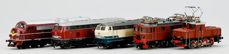 PARTI LOK, 5 st, Märklin H0, 1900/2000-tal.