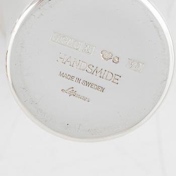 A total of 25 silver cups and beakers, different makers, Sweden, 1948-1973.
