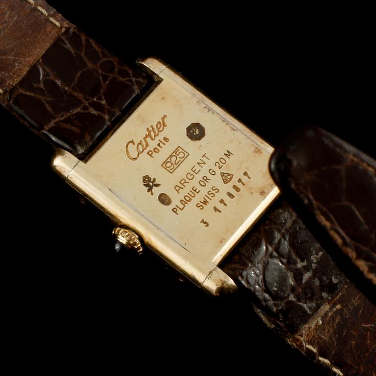 DAMARMBANDSUR, guld på silver, les must de Cartier, 1980-tal.