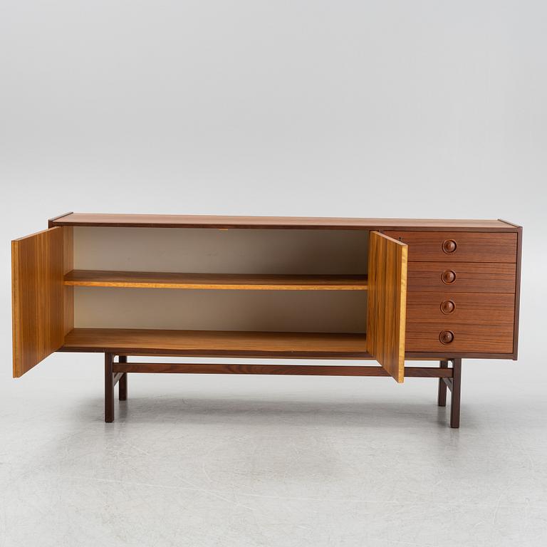 A teak veneered sideboard, mid 20th Century.