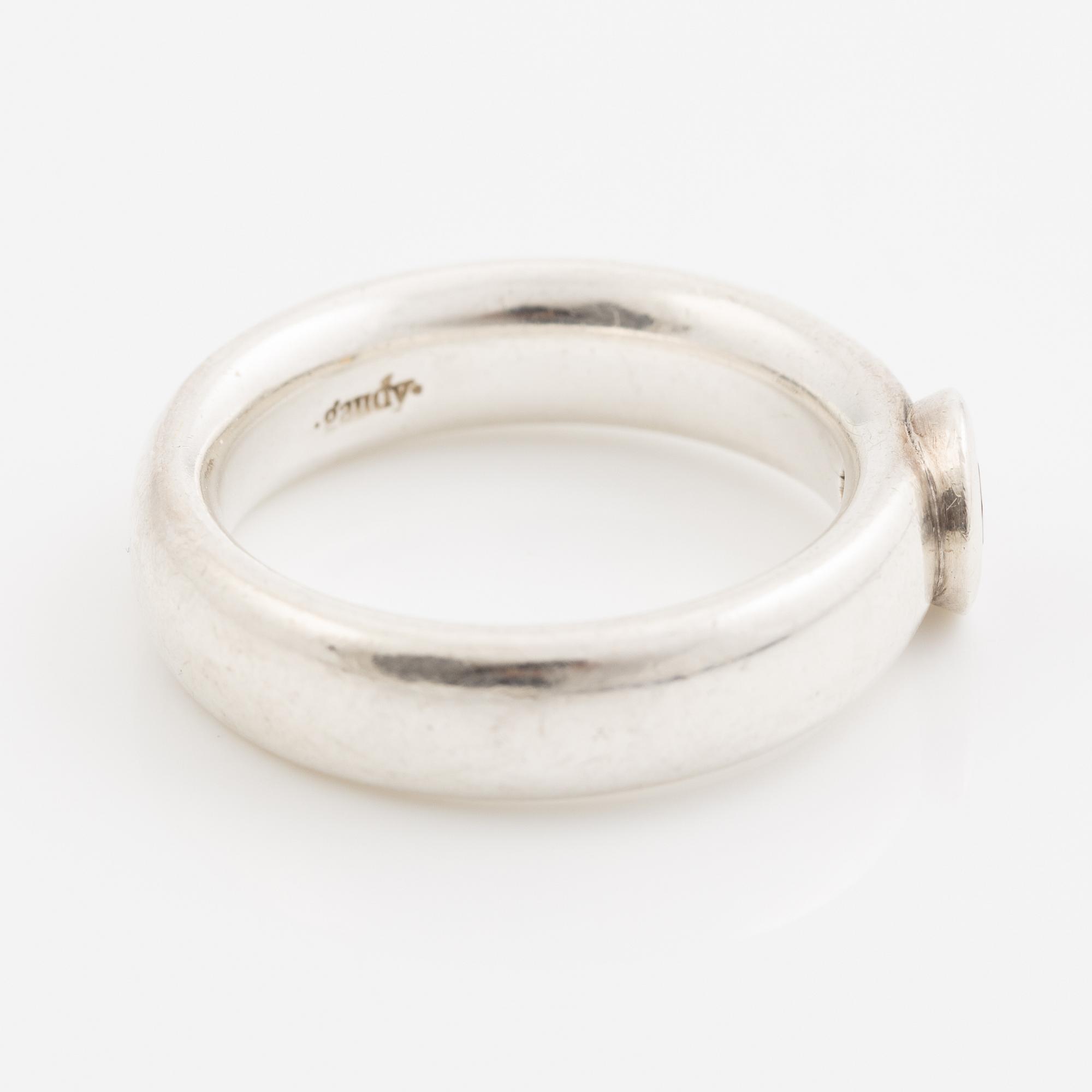 Gaudy, Ring, Gaudy, silver med citrin.