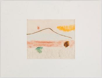 RUNE JANSSON, blandteknik, 2 st, den ena signerad och daterad -50.