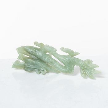 Samling stenfigurer, åtta stycken, Kina, 1900-tal/samtida.