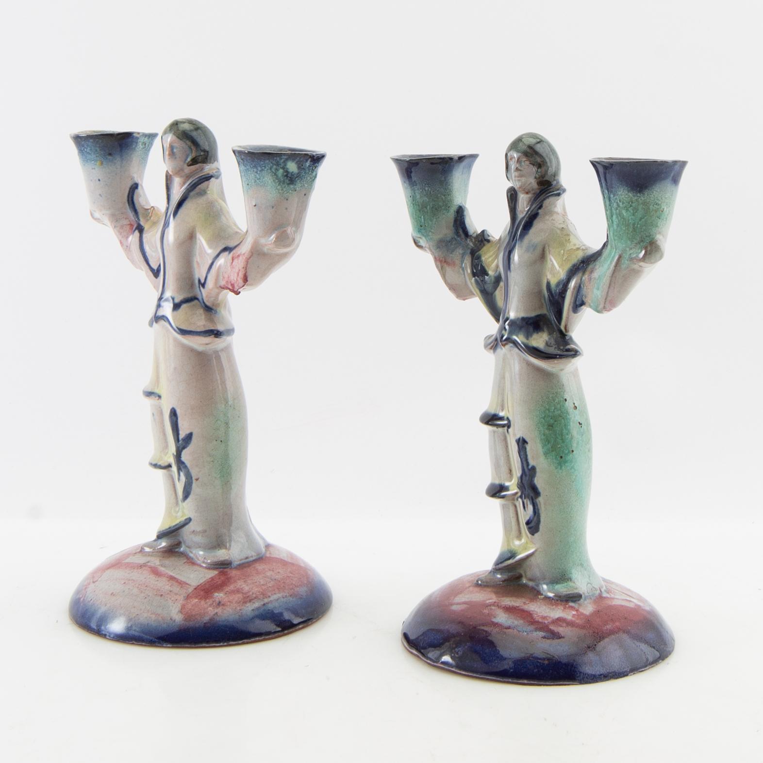 Candelabras, a pair, Art Deco, early 20th century.