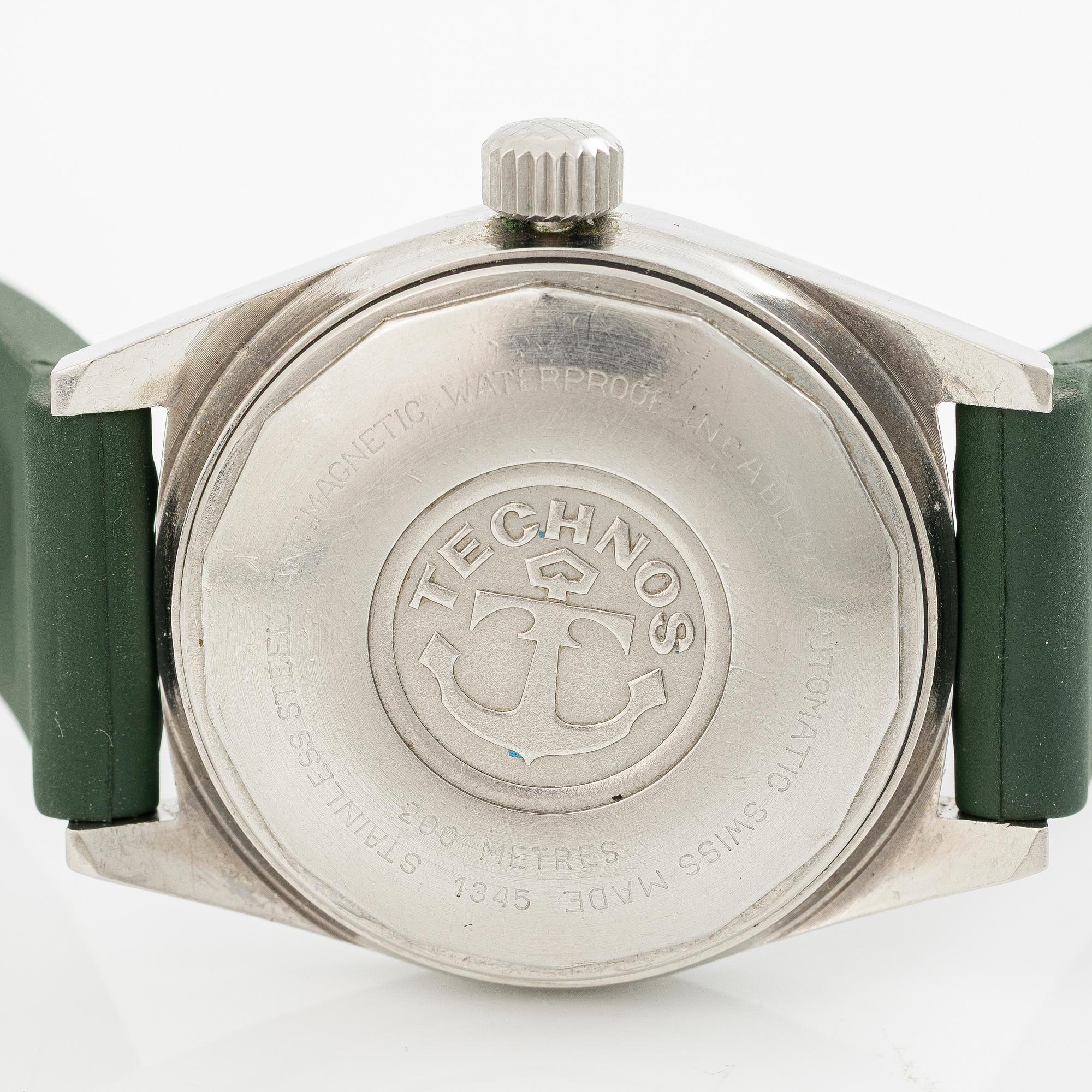 Technos, Sky Diver 200M, wristwatch, 37,5 mm.