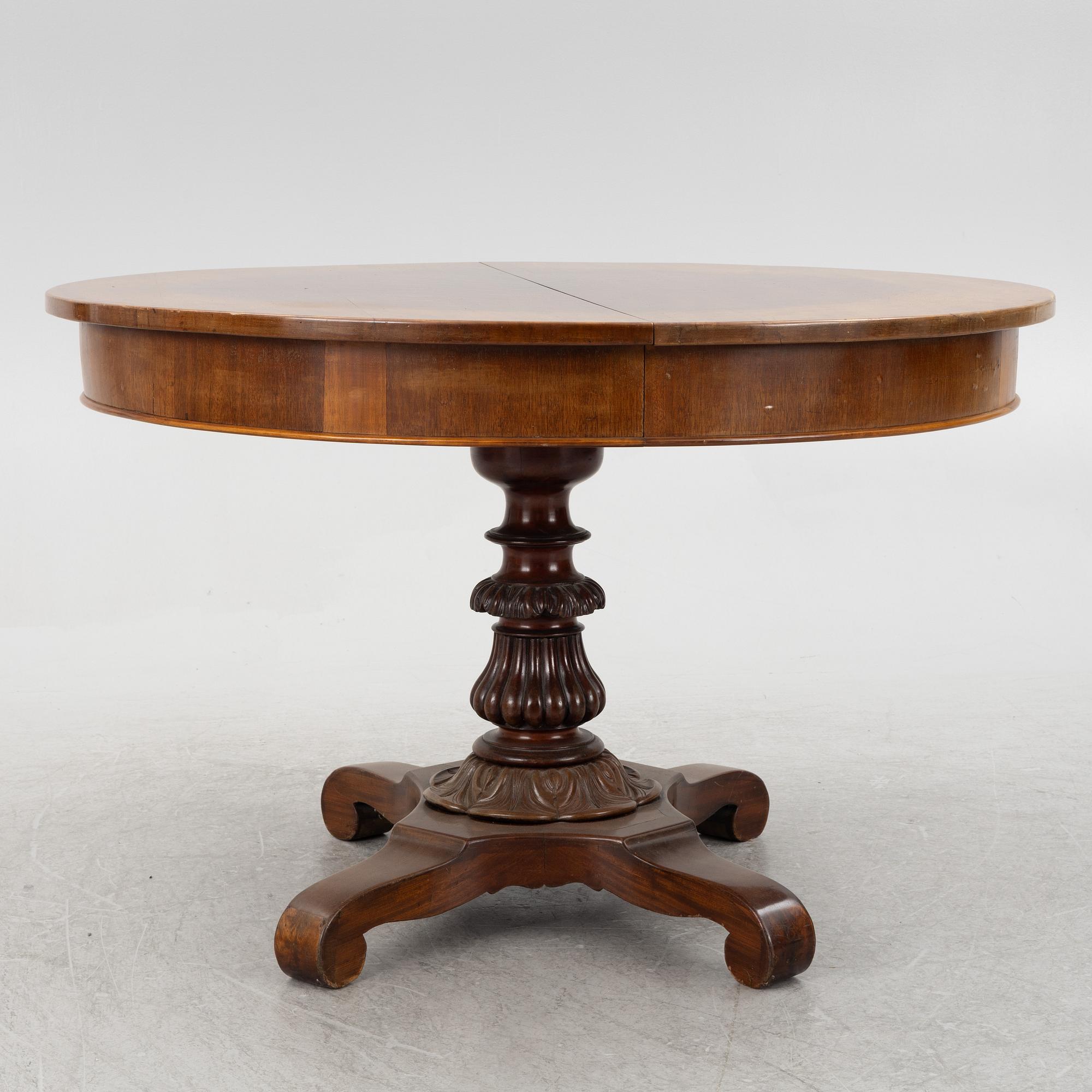 Matbord, 1800-talets senare del.