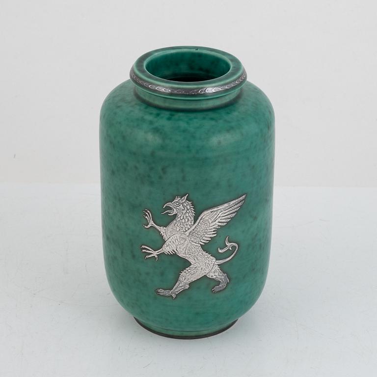 Wilhelm Kåge, vas, "Argenta", Gustavsberg, 1932.