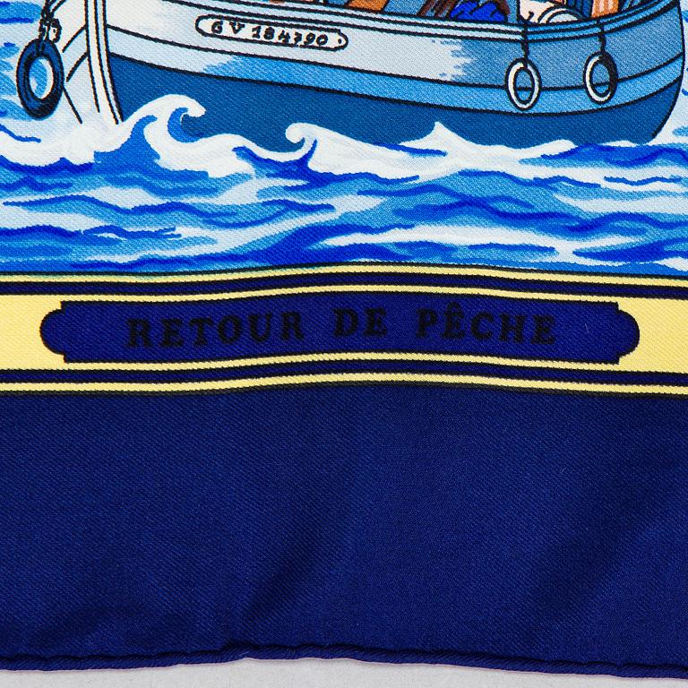 Hermès, huivi, "Retour de Pêche".