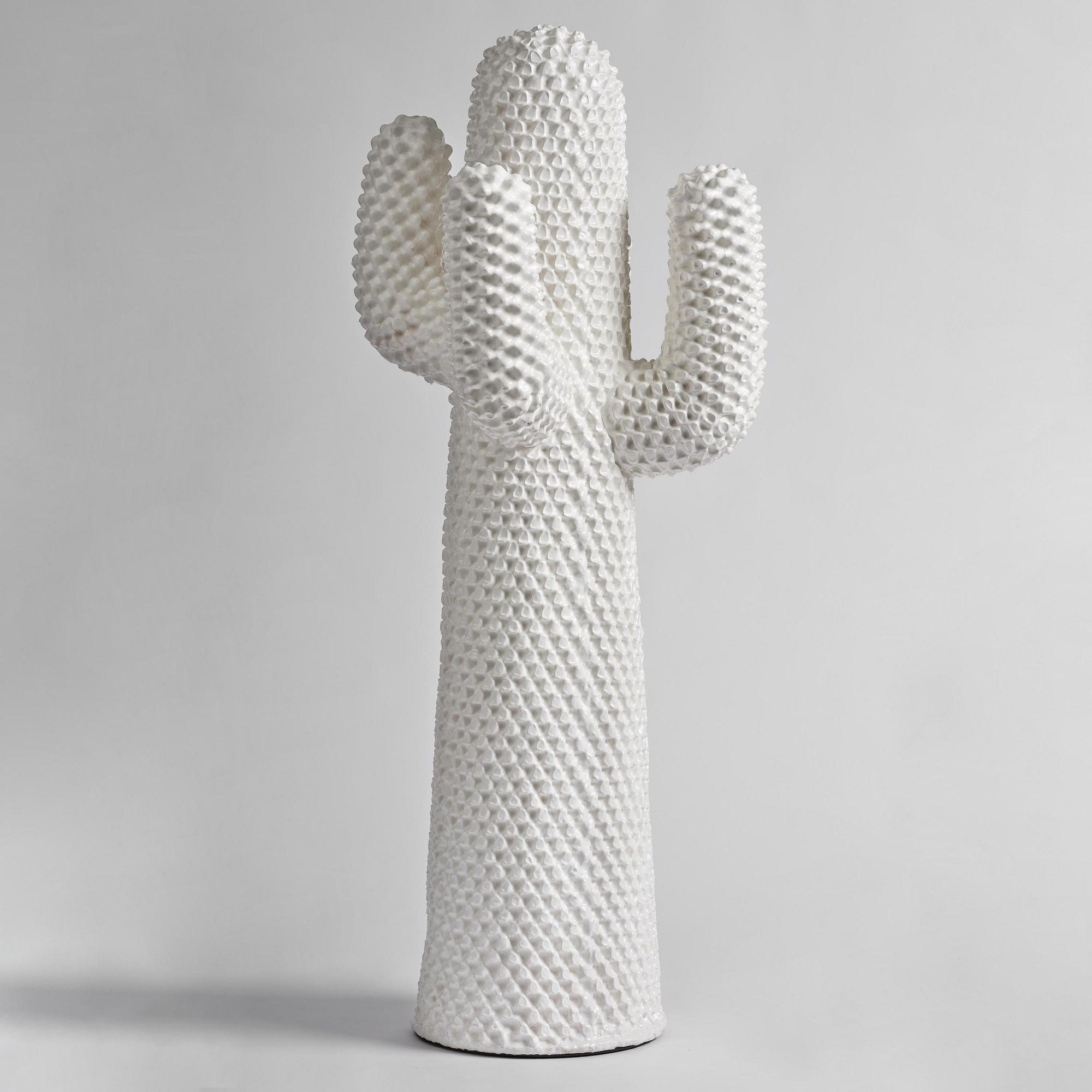 Guido Drocco & Franco Mello, a "Cactus" (Biancocactus) coat hanger/sculpture, ed. 96/250, Gufram, Italy, post 2018.
