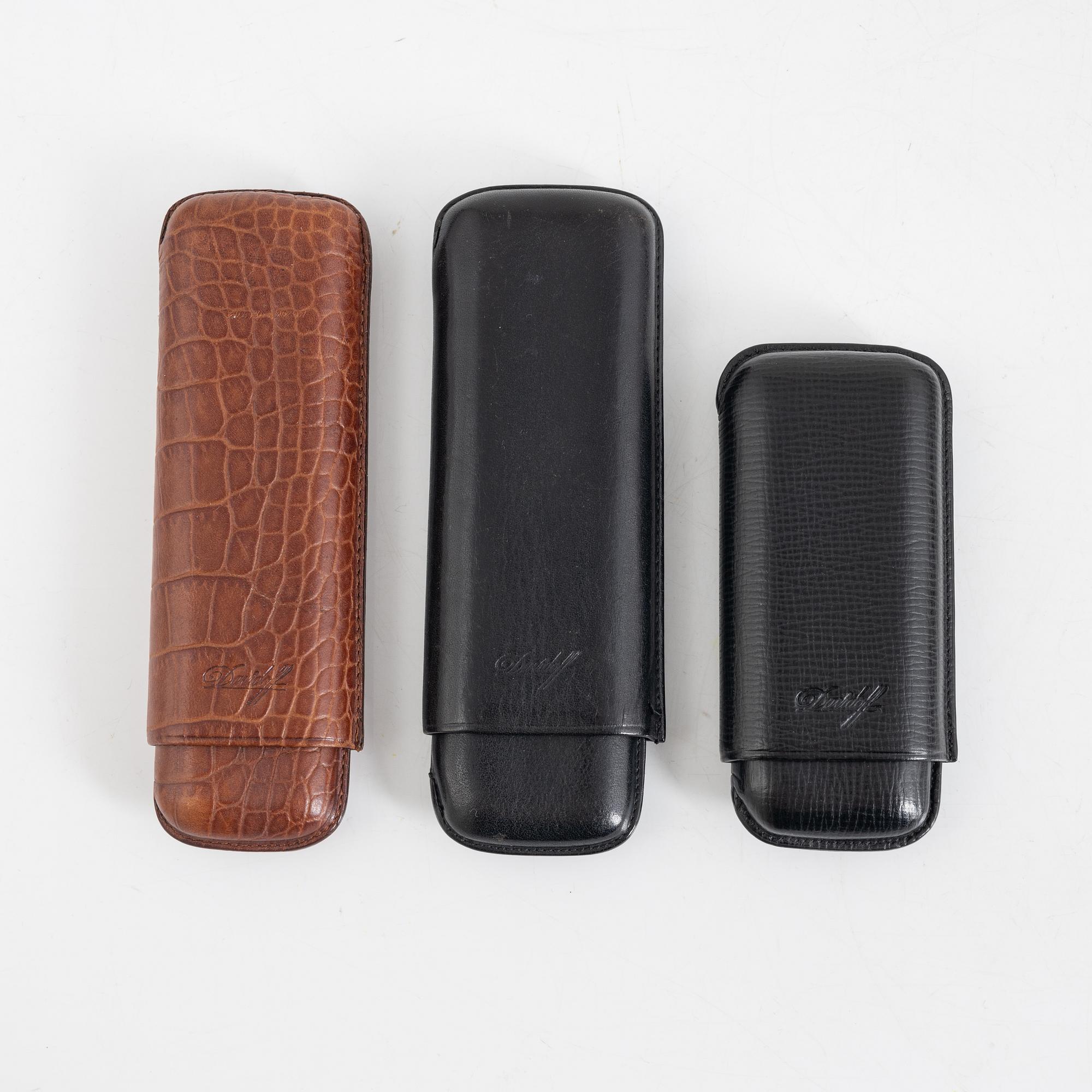 Six cigar accessories, Davidoff.