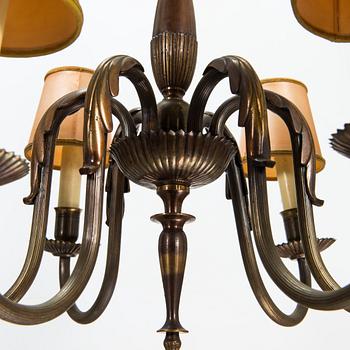 Paavo Tynell, a 1930's '1403/6' chandelier for Taito.