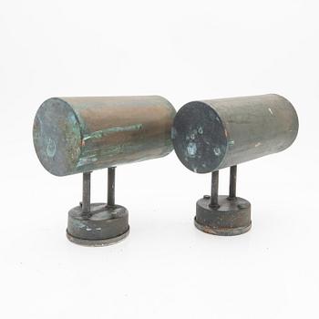Hans-Agne Jakobsson, wall lamps, a pair, "C627", Markaryd, 1950s.