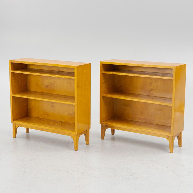 A pair of bookcases, 1940's/50's.