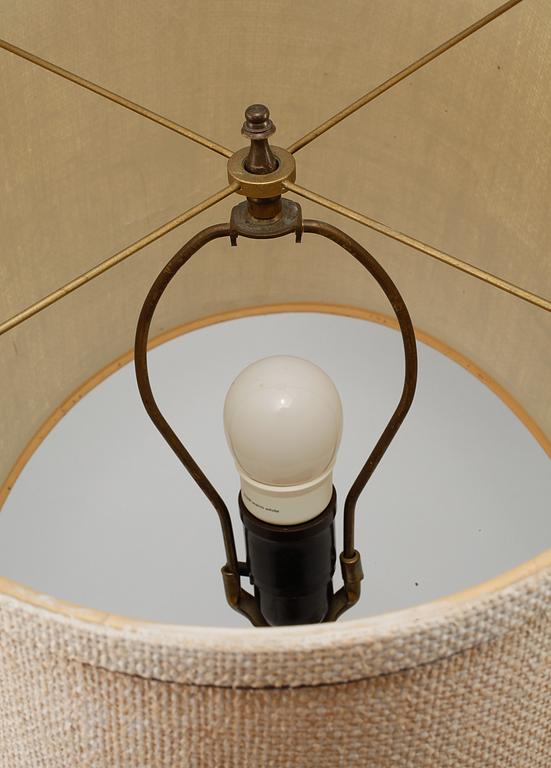 BORDSLAMPA, 1900-talets andra hälft.