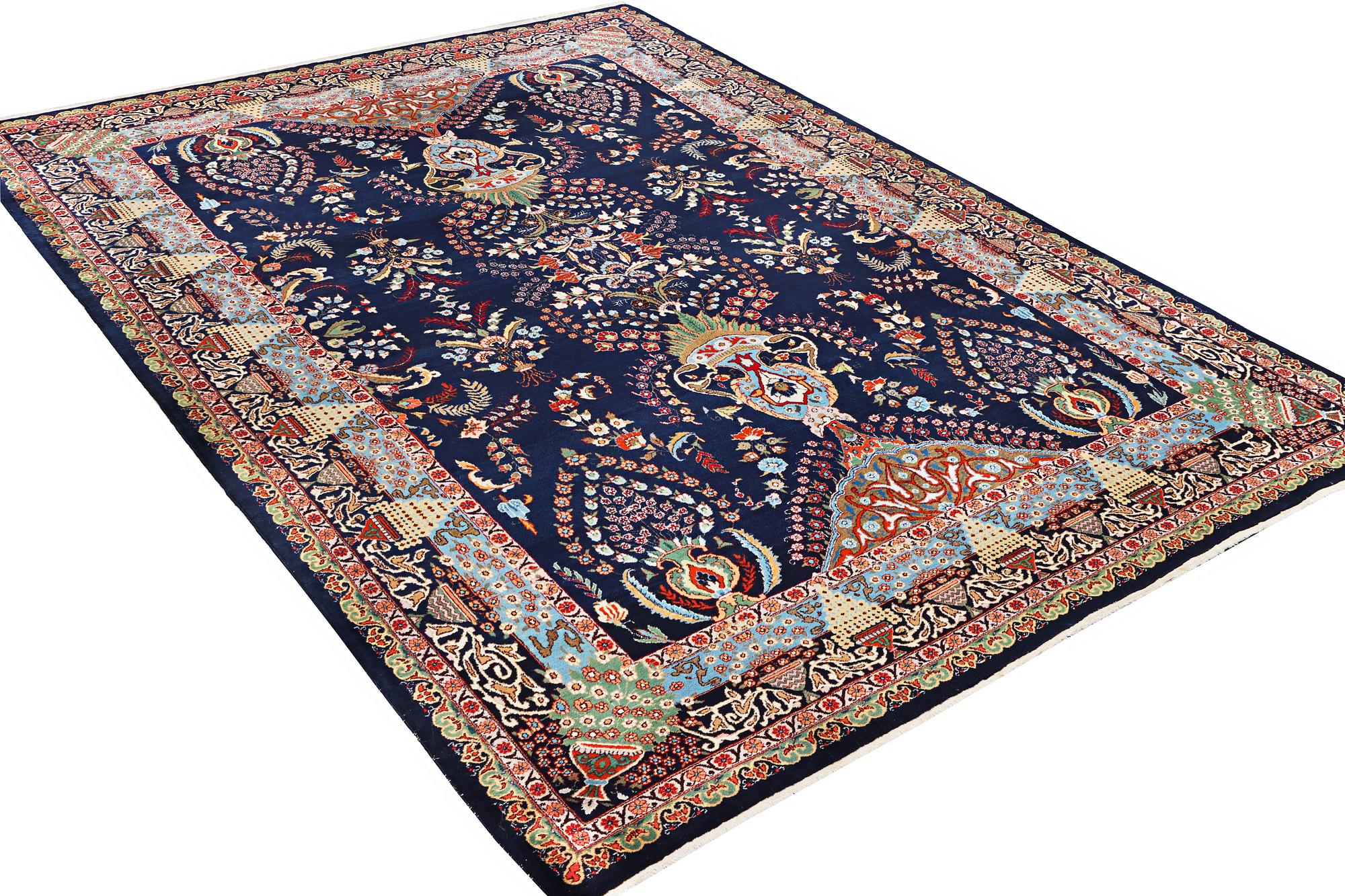 A Kashmar carpet, c. 356 x 260 cm.