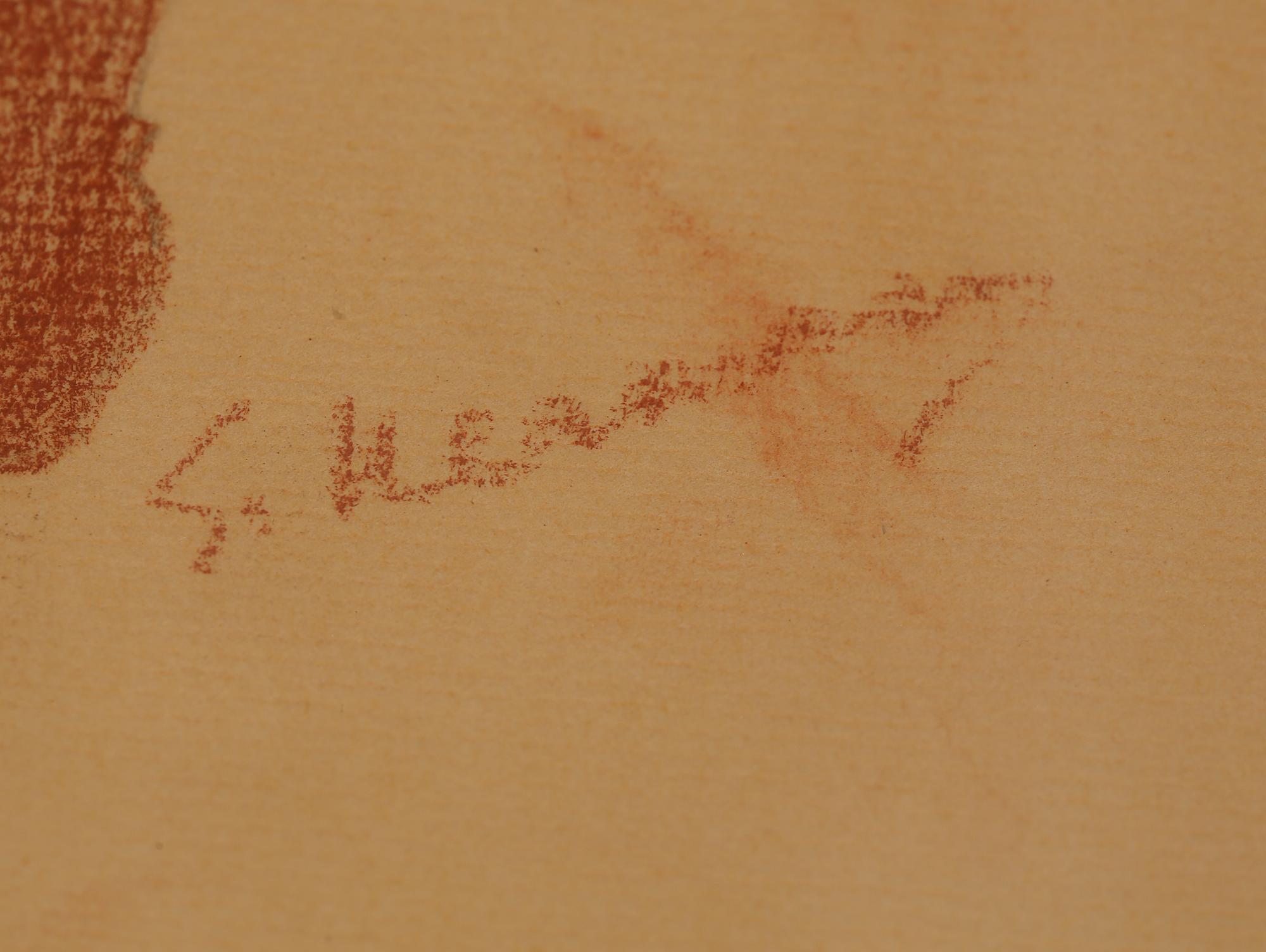 EINAR NERMAN, krita, signerad.