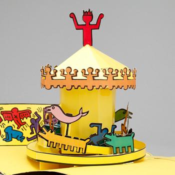 KEITH HARING, multipel, signerad i trycket, numrerad 1363/2000.