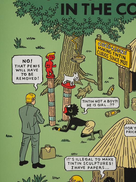 Anton Kannemeyer, "Moulinsart Lawyers I".