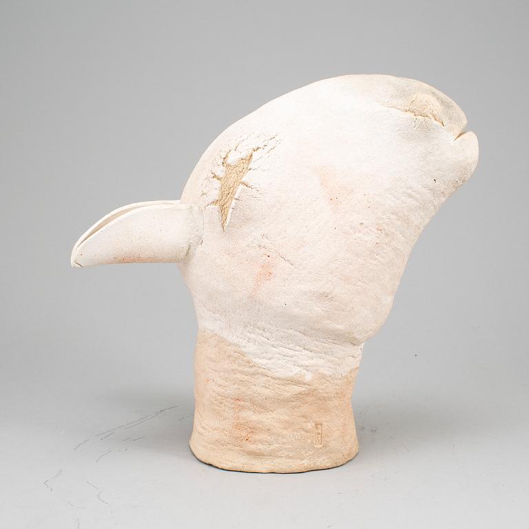 NILS GUNNAR ZANDER, sculpture, earthen weare, signerad and dated 1976.