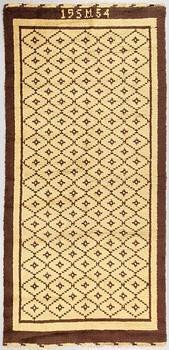 MATTA, rya, 255x123 cm, 1900-talets andra hälft.