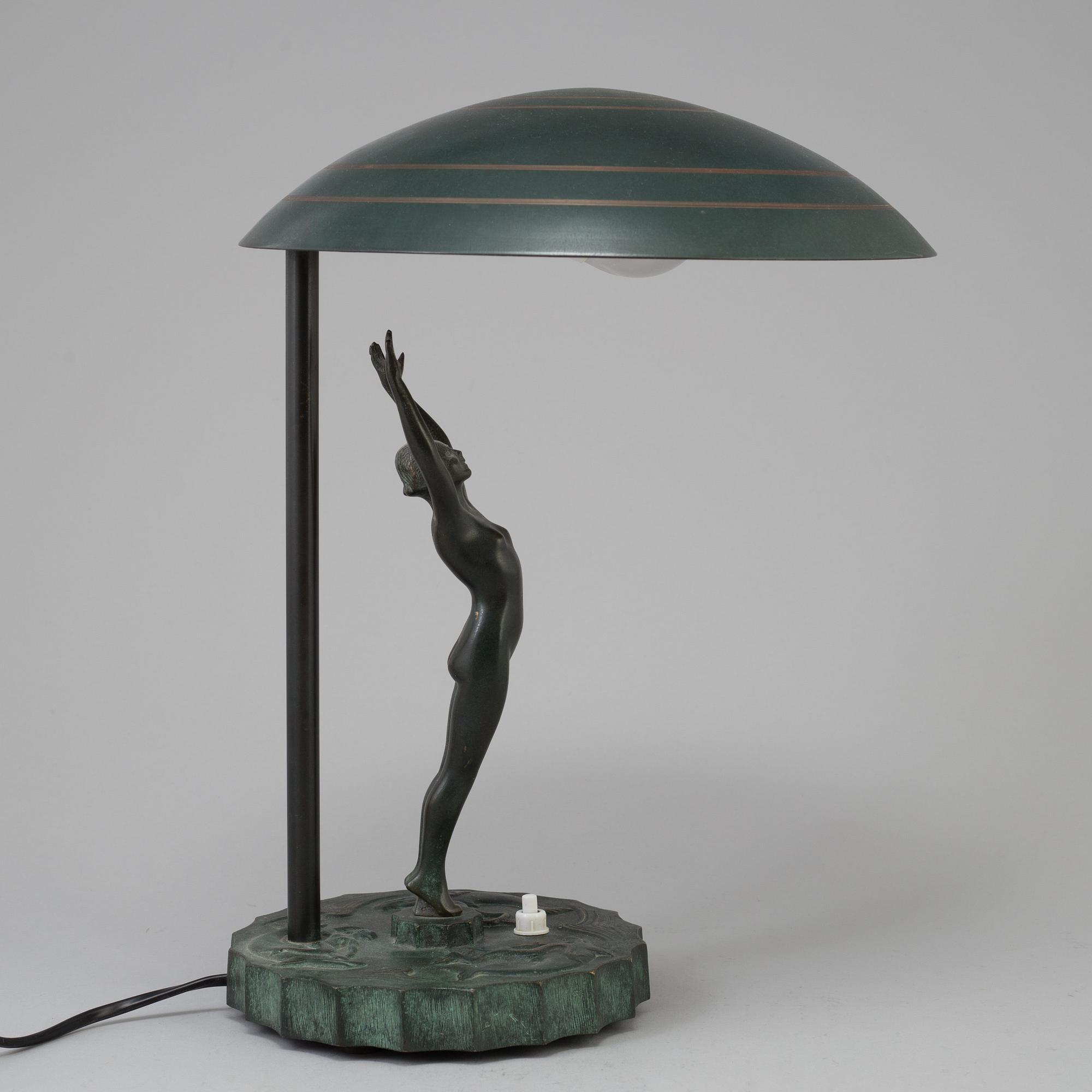 An Art Deco Table light, 1920's/30's.