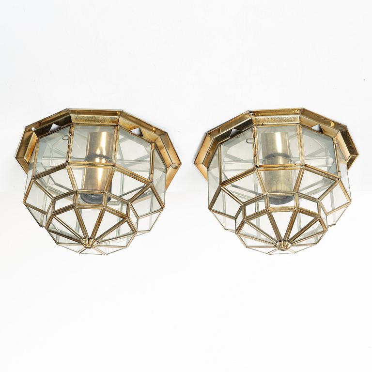 Hijos Esteves, taklampor, ett par, Taurus, Spanien, 1900-talets andra hälft.