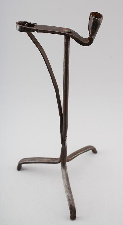 LJUSSTAKE, smide, 1700-tal.
