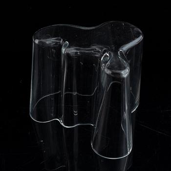 Alvar Aalto a "Savoy" mould blown glass vase, Iittala, Finland probably late 1960's.