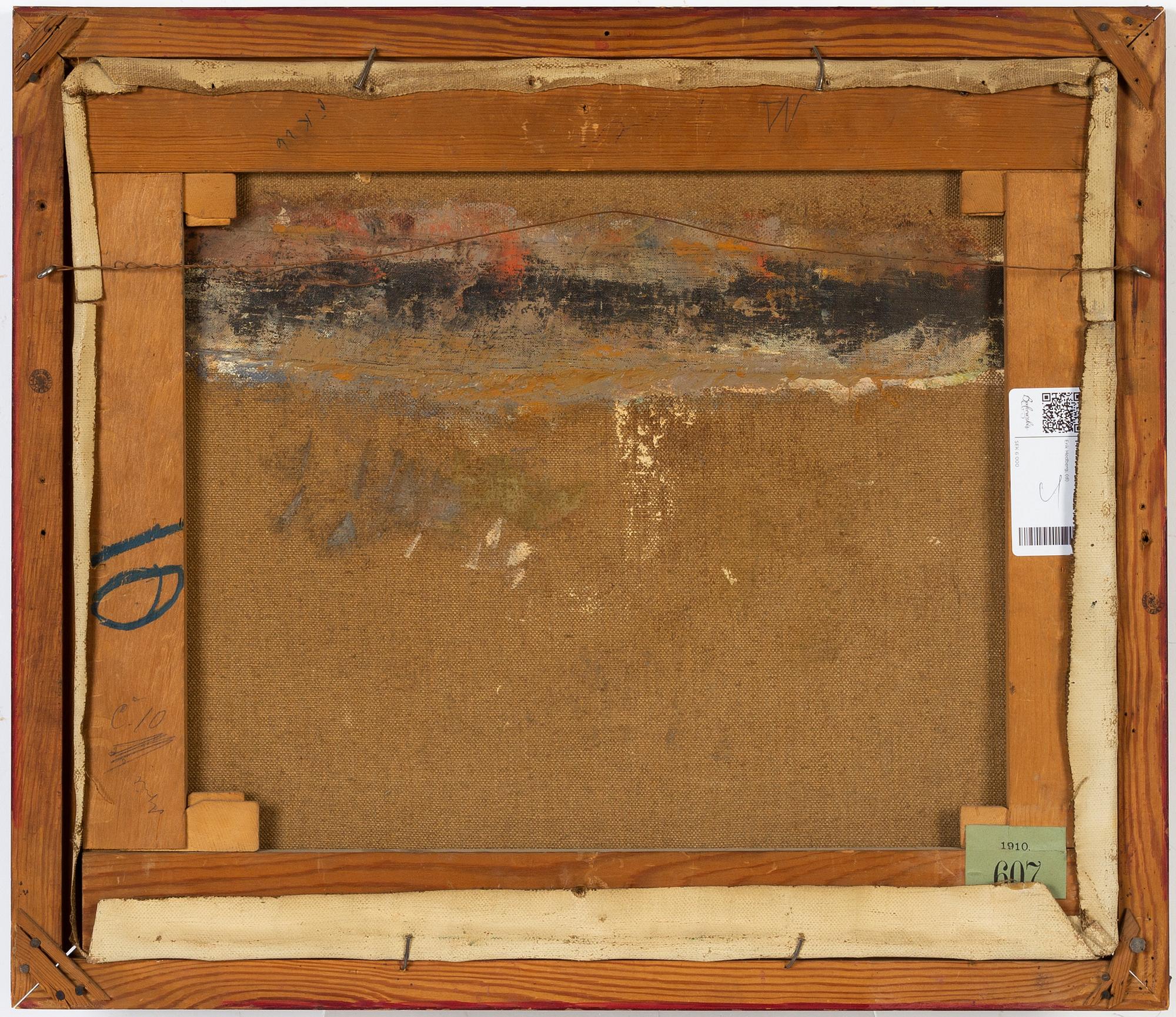 Erik Hedberg, olja på duk, signerad och daterad -93.