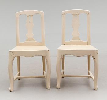 STOLAR, 2 st, allmoge, 1800-talets första hälft.