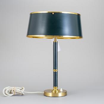 BORDSLAMPA, mässing, Boréns AB, Borås, 1900-talets andra hälft. Modell 8423.