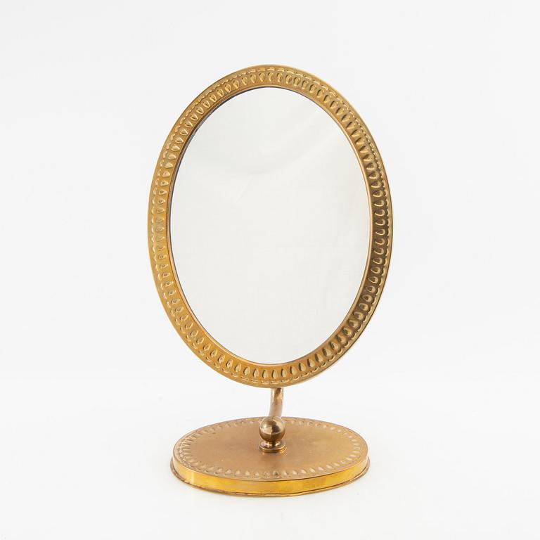 Table mirror, mid-20th century.