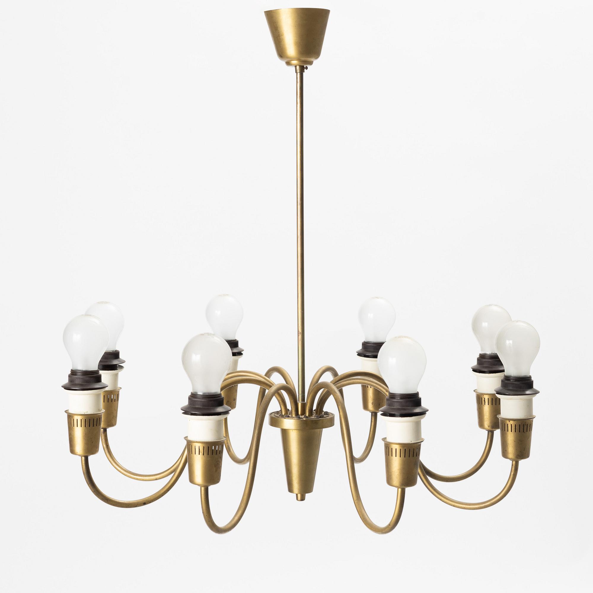 A Swedish Modern ceiling lamp, Sweden, mid20th Century.