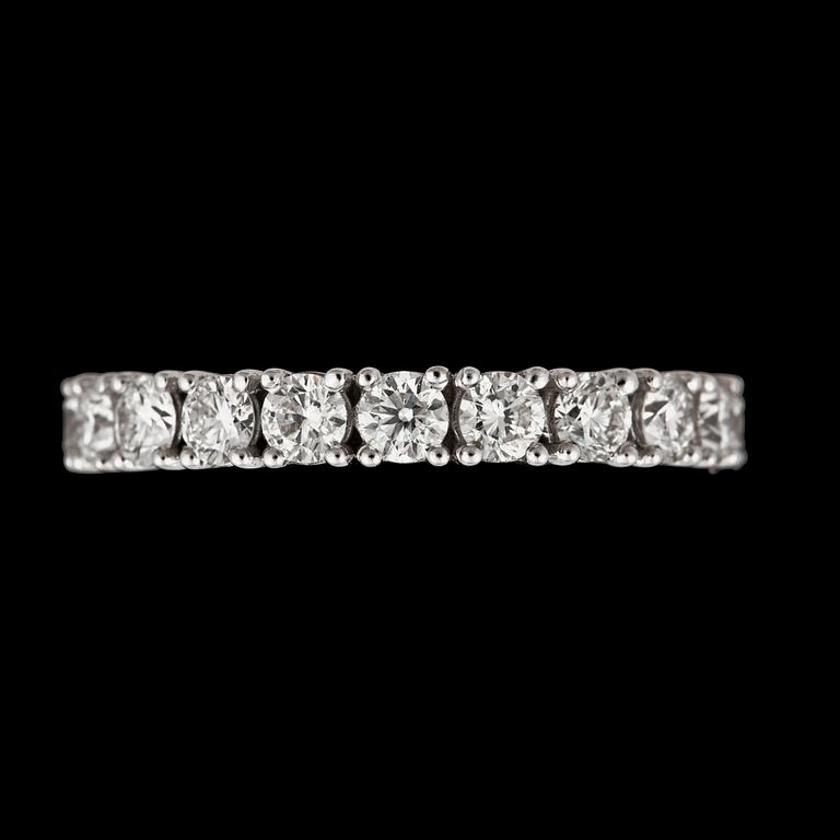 RING med briljantslipade diamanter totalt 2.18 ct. G/VS-SI.