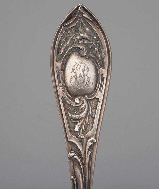 FÖRLÄGGARE, silver, Gratschev, St. Petersburg 1899-1908. Vikt 298 g.