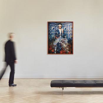 Cooper & Gorfer, "Marilina in a Tiled Room", 2014.