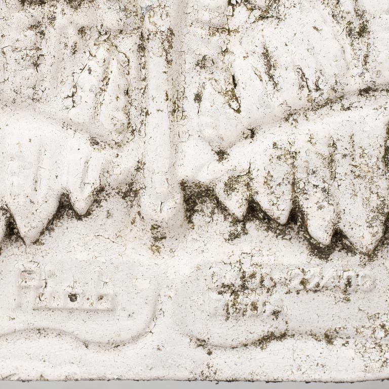 Trädgårdsfåtöljer, ett par, "Ormbunke", 1900-tal.